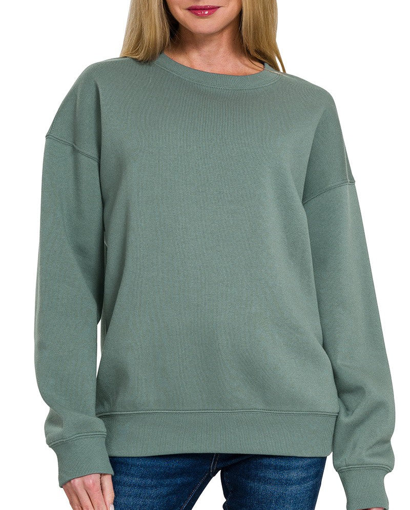 Mikayla Ash Jade Sweatshirt Top