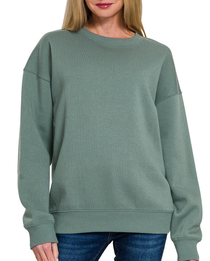 Mikayla Ash Jade Sweatshirt Top