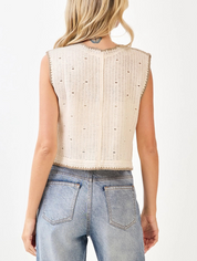 The Wildflower Crochet Vest