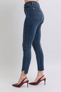 Judy Blue Tummy Control Step Hem Skinny Jeans