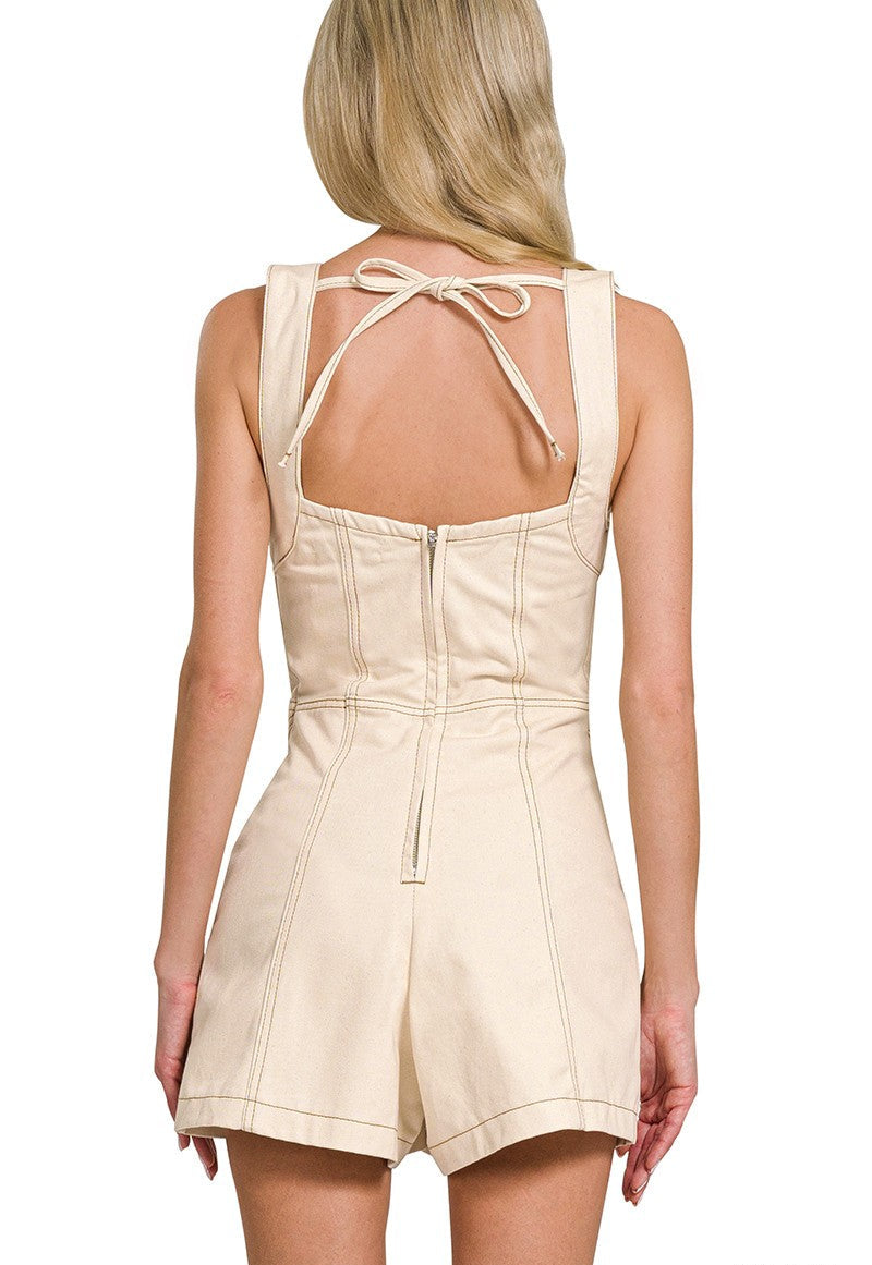 Tina Tie Romper