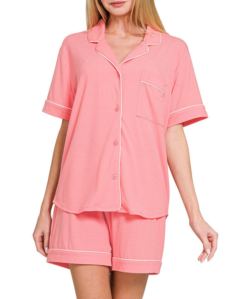 Lina Dk Pink Pajama Set
