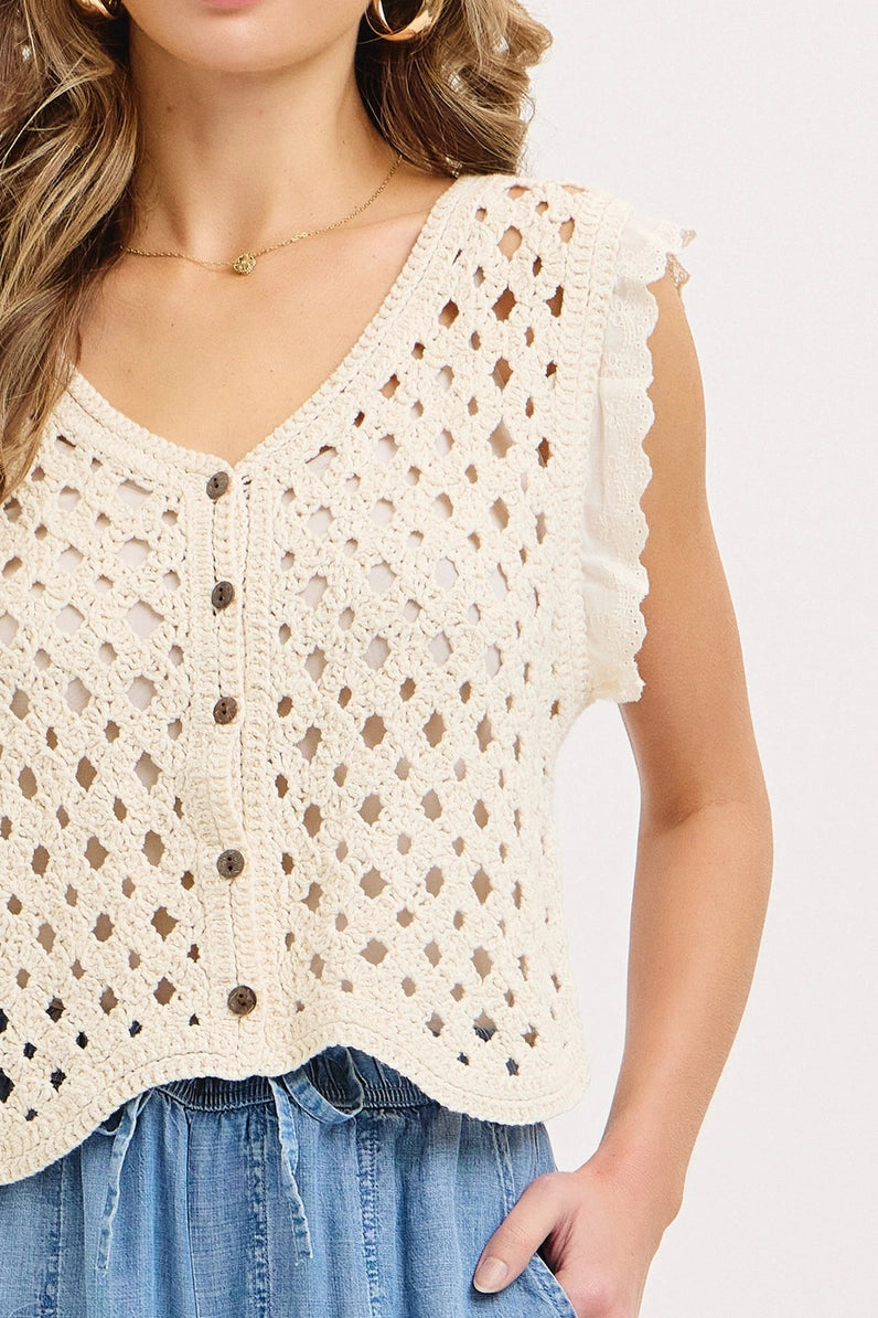 The Seaside Crochet Top