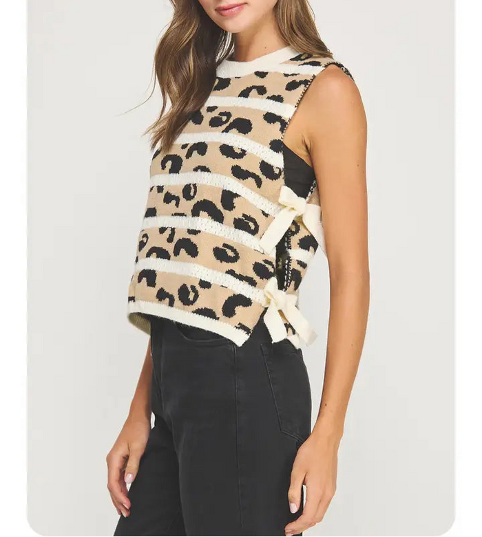 Alara Leopard Top