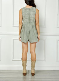 Heather Denim Romper