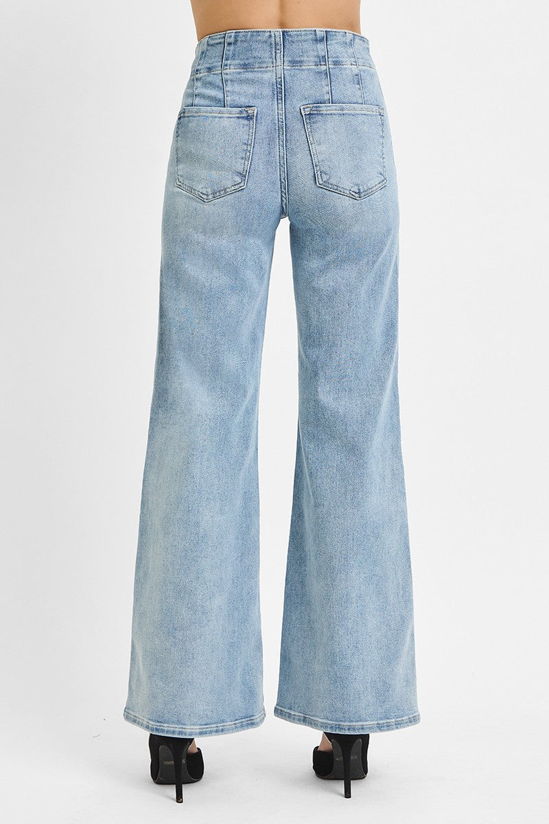 Lola HR Wide Leg Denim Jeans
