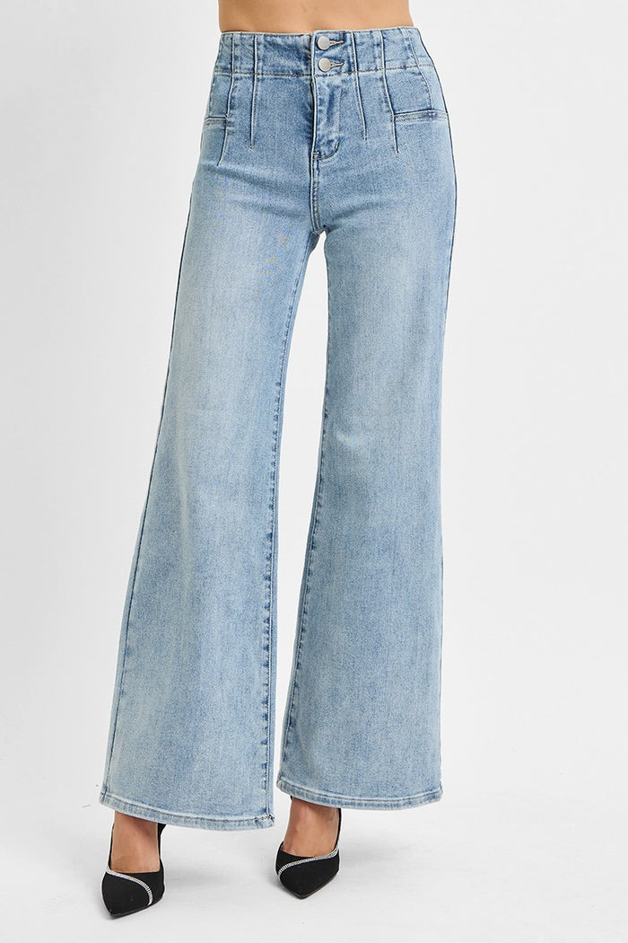 Lola HR Wide Leg Denim Jeans