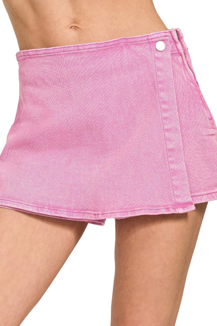 Beth Denim Skort