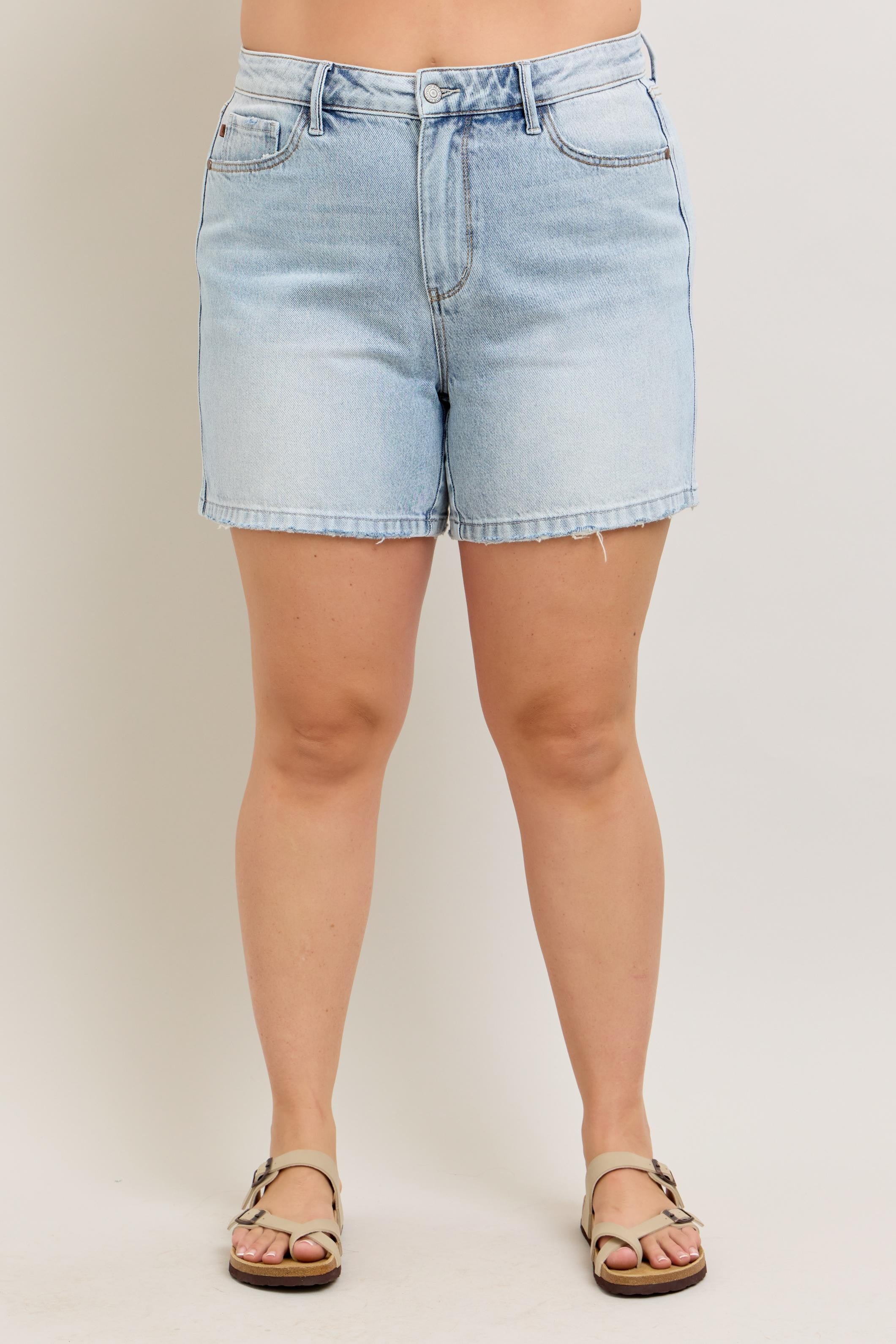 Curvy Judy Blue| HW Rigid Magic Shorts