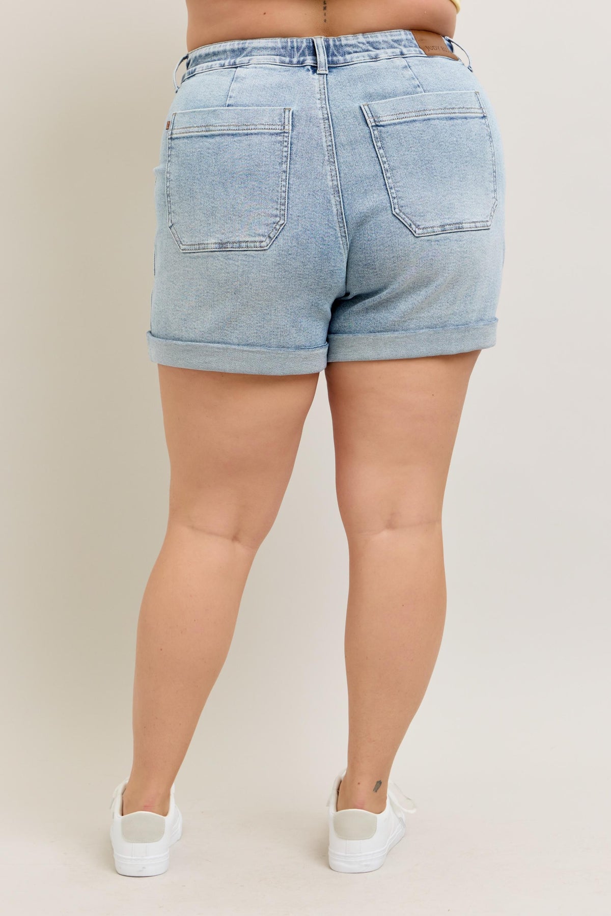 Curvy Judy Blue| HW Jogger Shorts