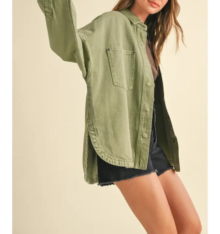 Jane Denim Shacket