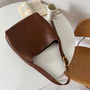 Emily Bucket Messenger Bag Brown