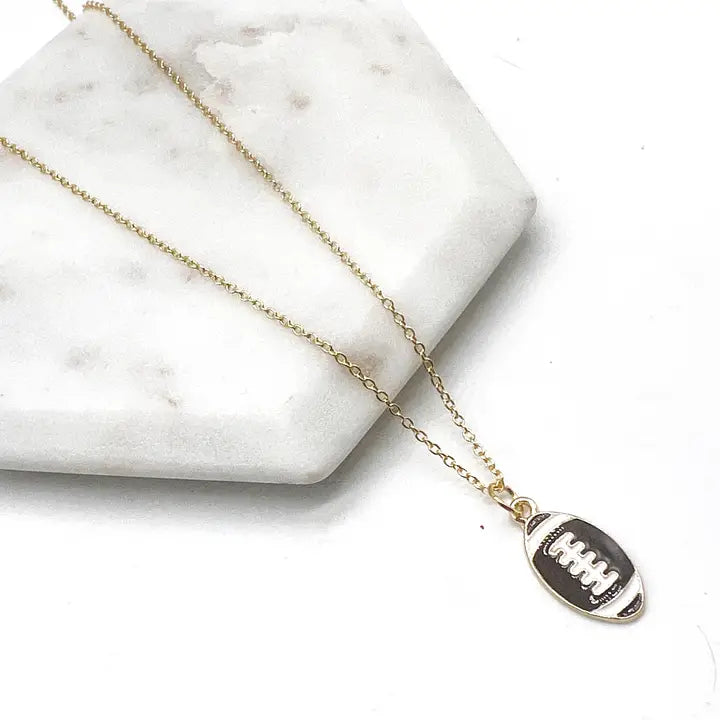 Gameday Football Necklace