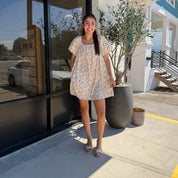 Autumn Wildflower Mini Dress