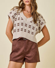 Jessica Cropped Knit Vest