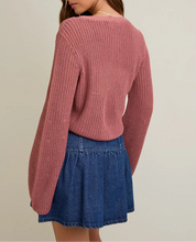 The Petal Drift Bell Sleeve Cardigan