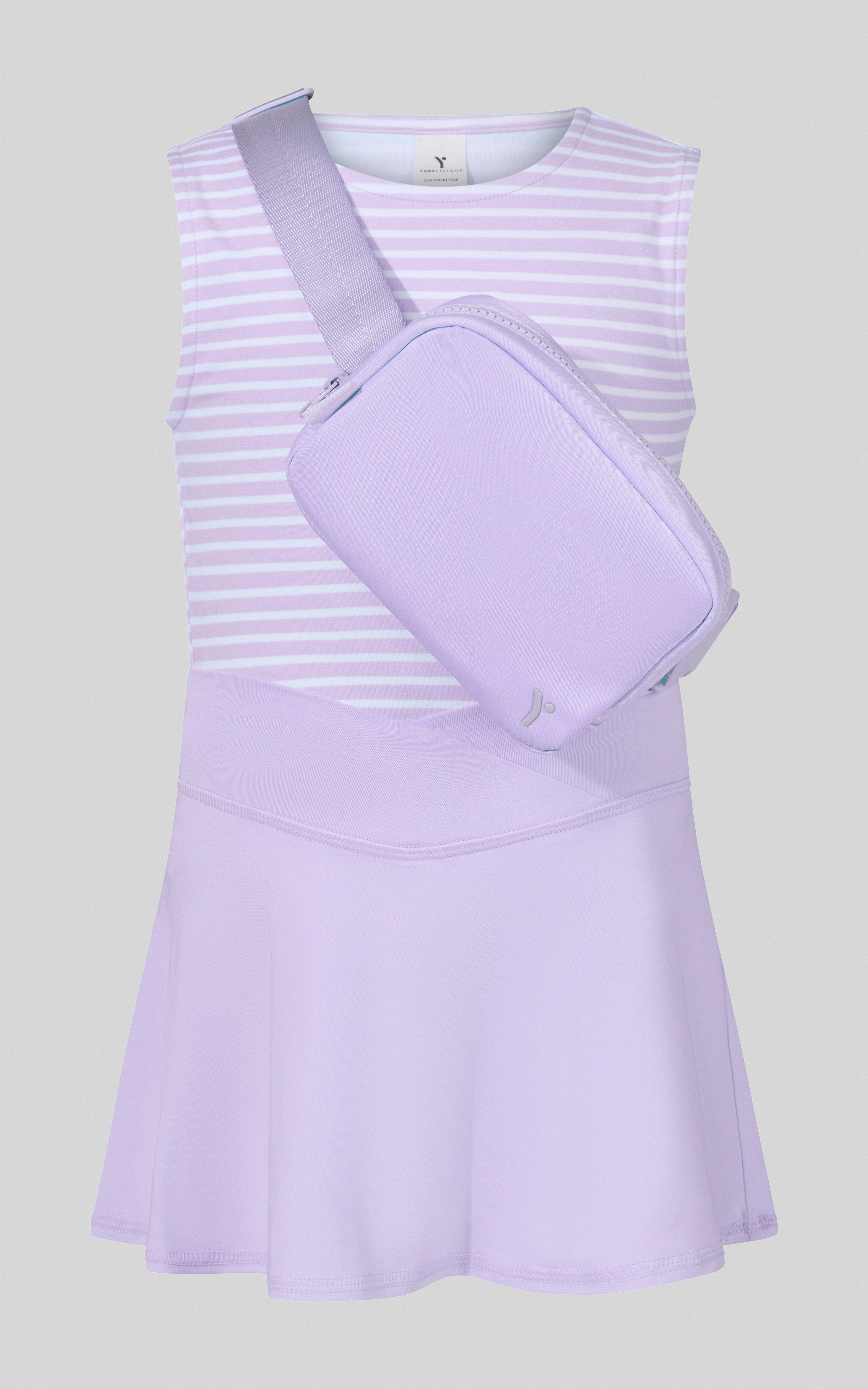 Tween Court Club Skort Set Lilac