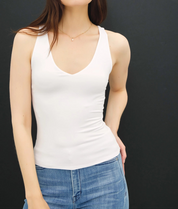 Core V Tank Top Off White
