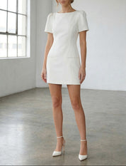 The Hampton Mini Romper White