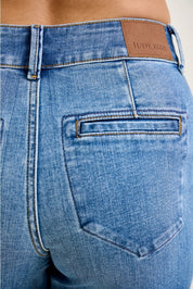 Judy Blue| HW Column Trouser Jeans Long