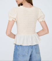 The Savannah Smocked Top