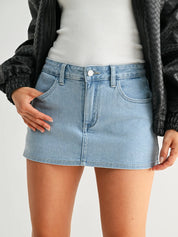 Miranda Lt Denim Skort