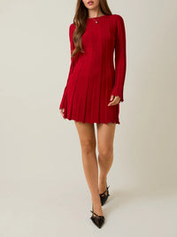 Kendall Ribbed Sweater Mini Dress
