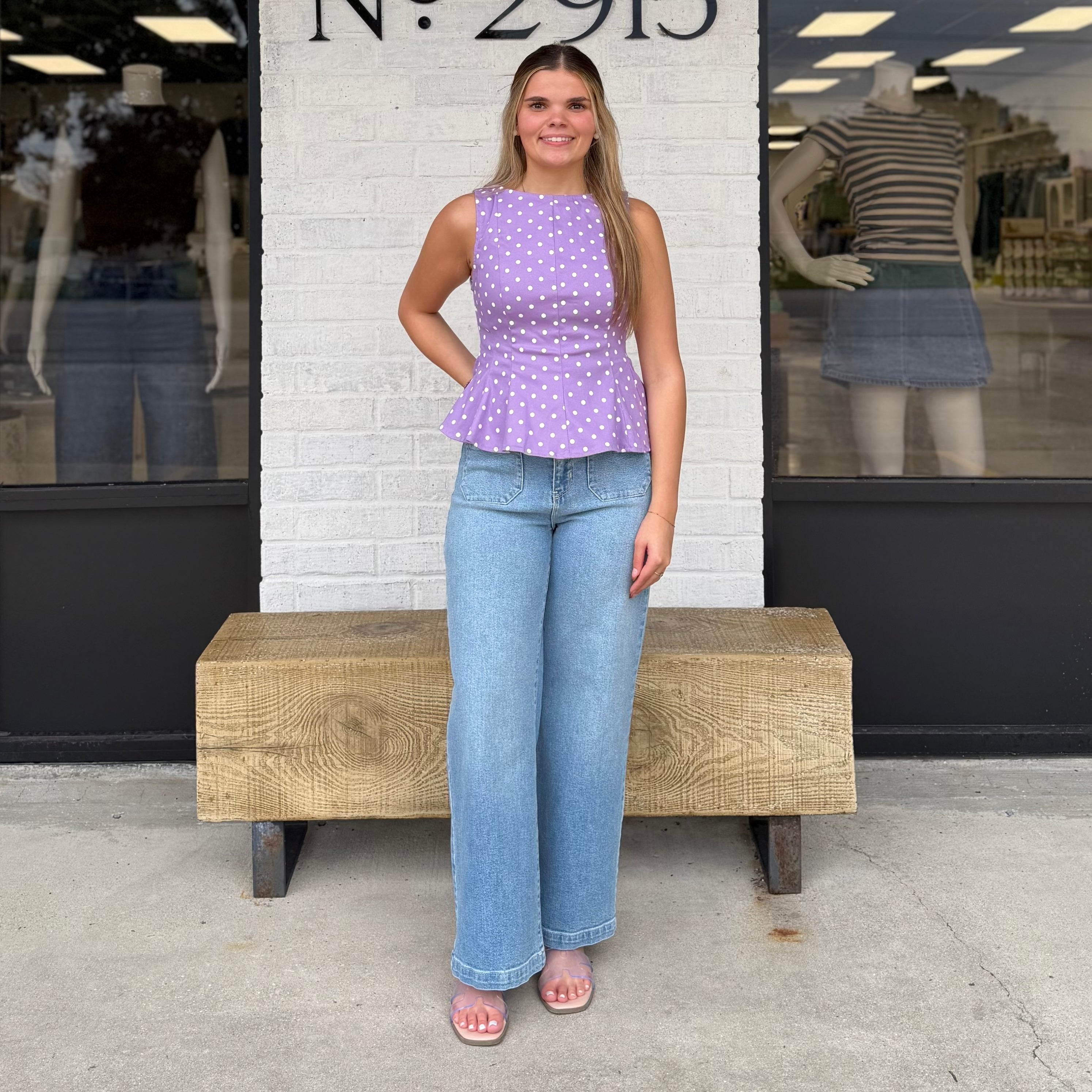 The Geaux Girl Peplum Top
