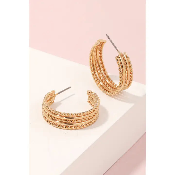 Layered Hoop Earrings