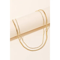 Rope & Chain Layered Necklace