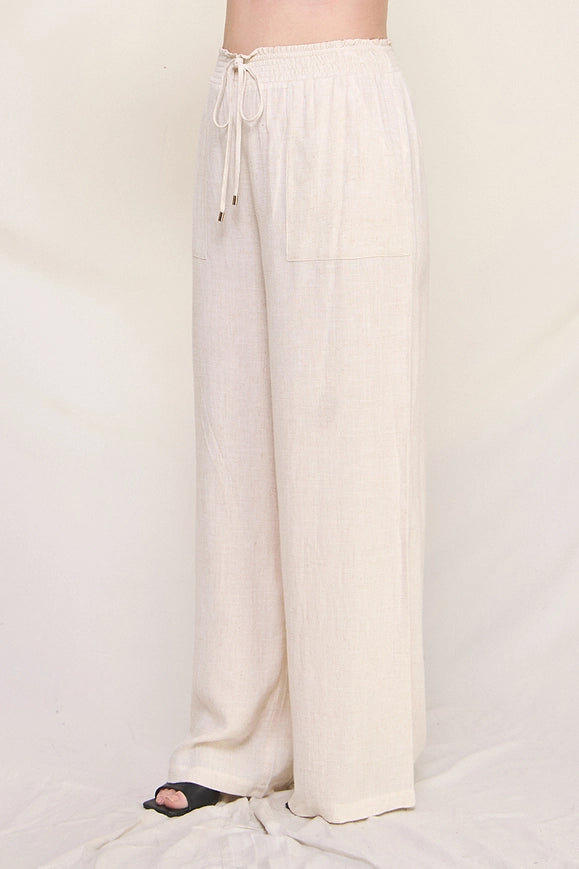 Curvy Lillian Linen Pants