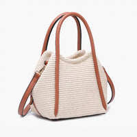 Brynne Straw Shoulder Bag