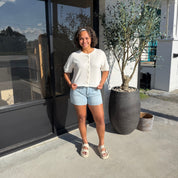 Cream Puff Cardigan Top