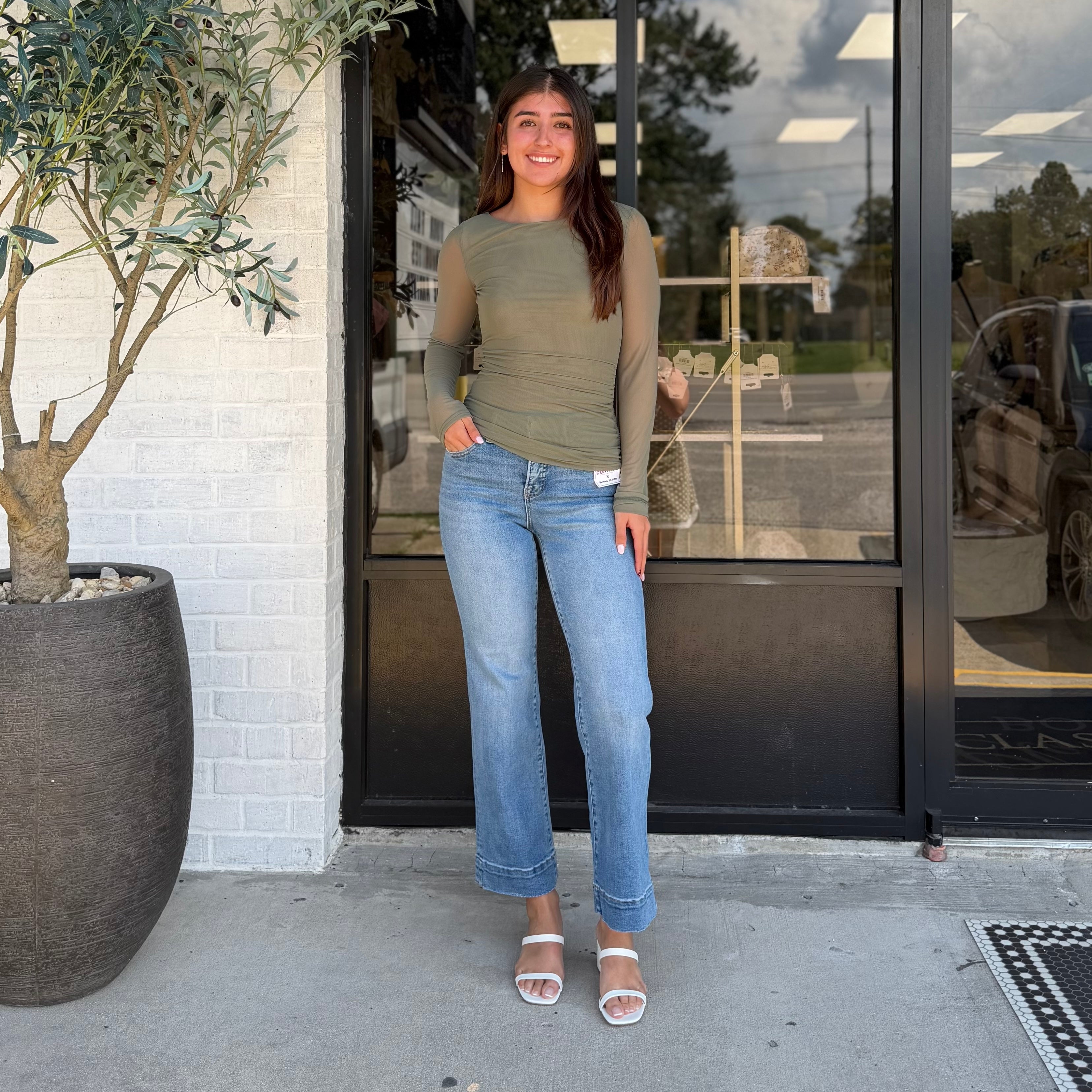 The Maren Mesh Top