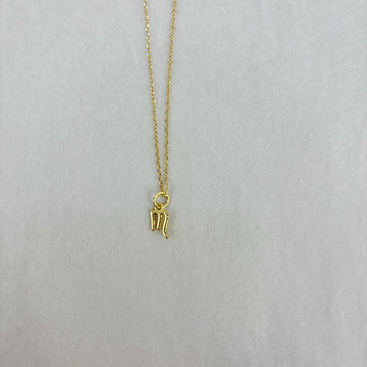 Zodiac Charm 18K Gold Plated Necklace