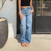 Judy Blue| HW Column Trouser Jeans Long