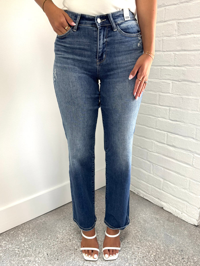 Judy Blue| HW 90's Straight Leg Jeans