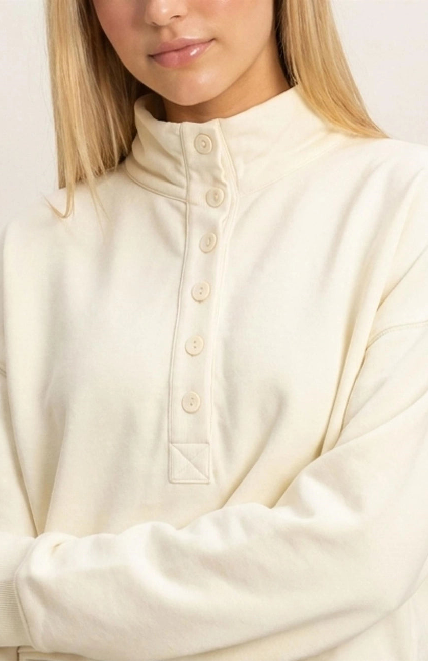 The Cozy Club Pullover Cream