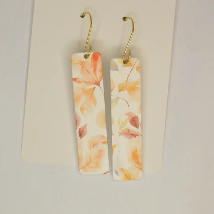 Fall Leaves Acrylic Earrings