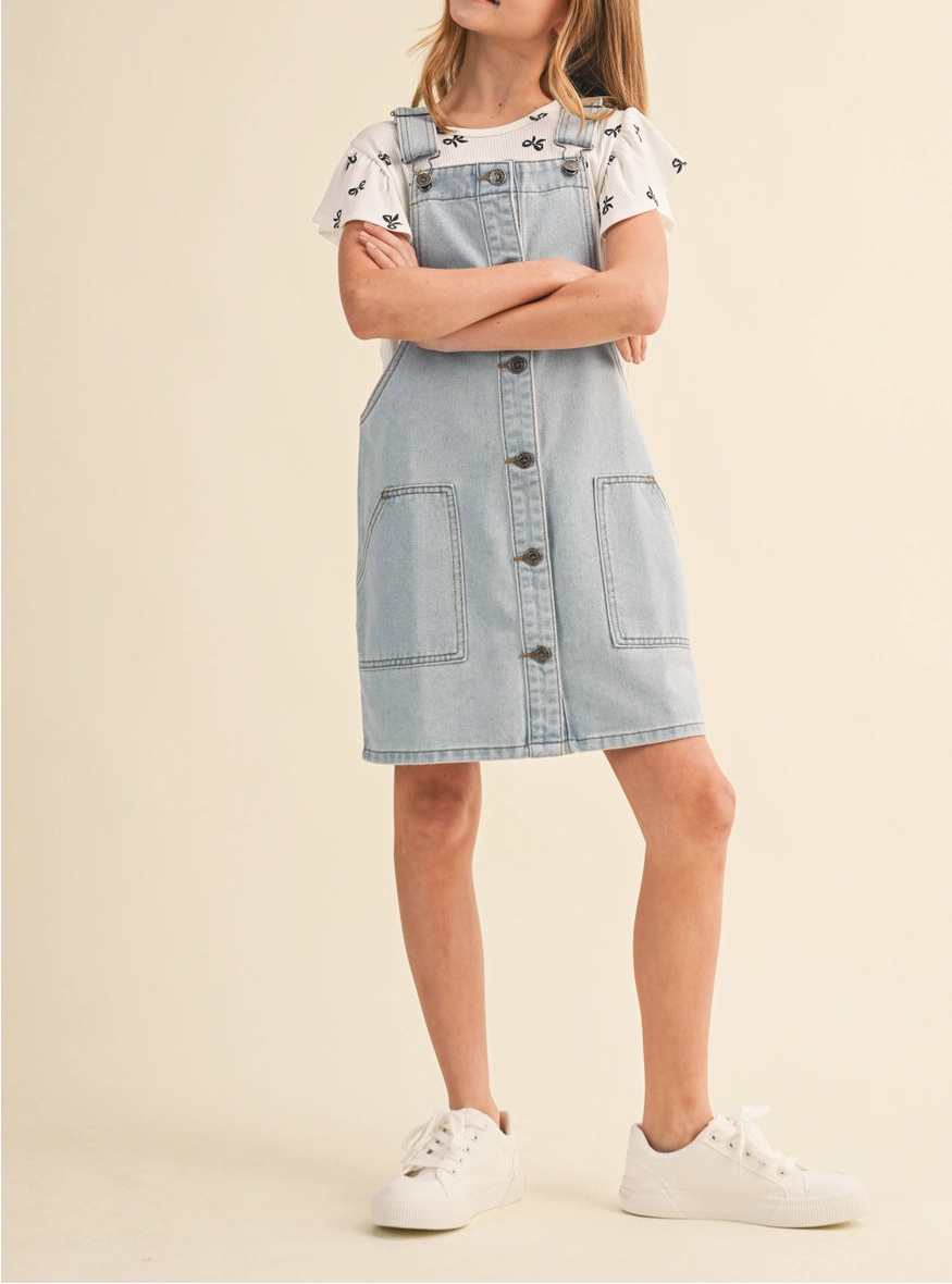 Tween Darling Overall Dress