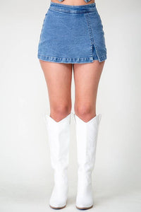 Daisy Denim Skort