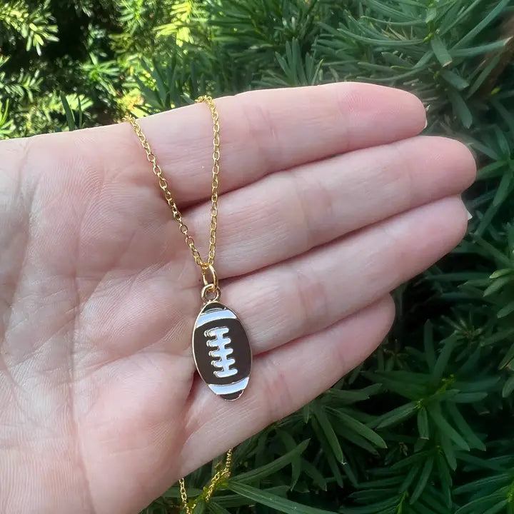 Gameday Football Necklace