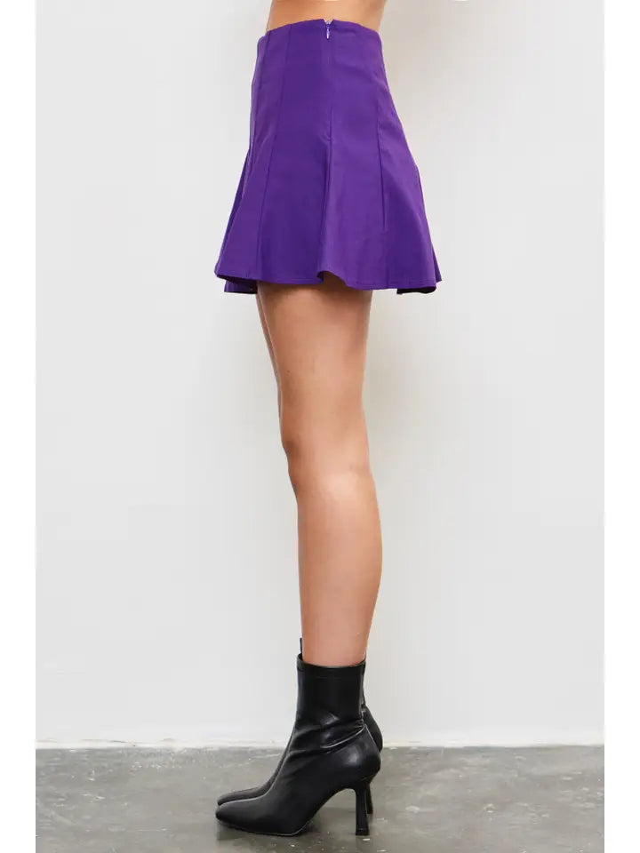 Faith Flared Skort