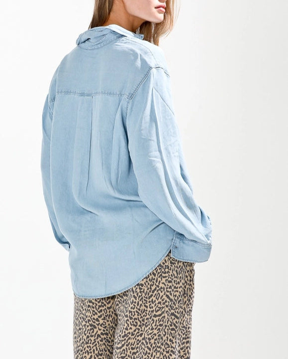 Eloise Button Up Denim Shirt