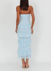 Skyfall Ruffle Maxi Dress