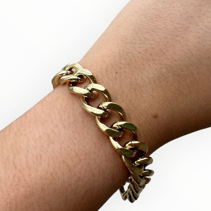 Stainless Steel Cuban Link Bracelet