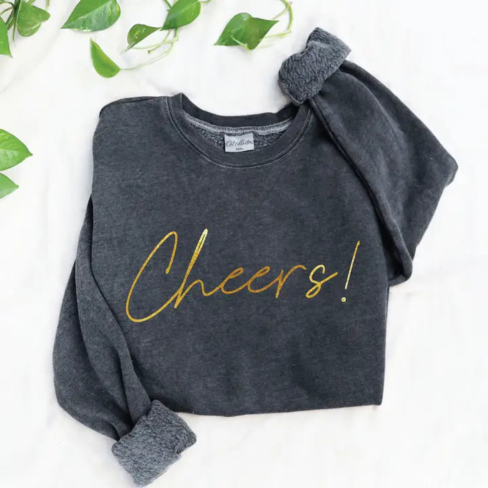 Cheers Graphic Sweatshirt