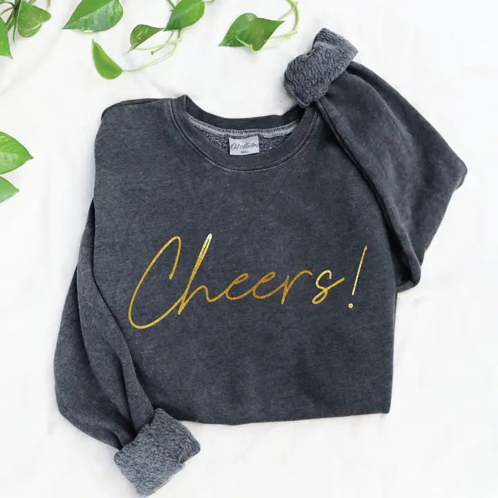 Cheers Graphic Sweatshirt