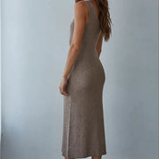 The Camille Ribbed Midi Dress