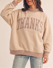 The Thanks & Gingham Pullover